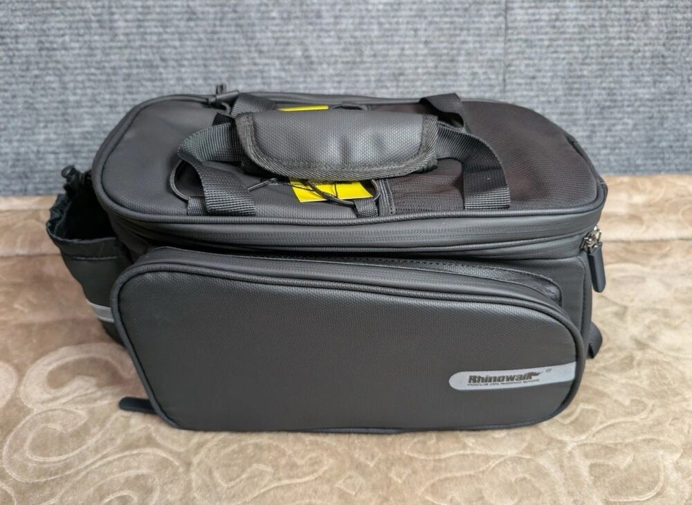 Rhinowalk Bike Pannier Bag RK6100 Expandable Pack Organizer Black New With Tags